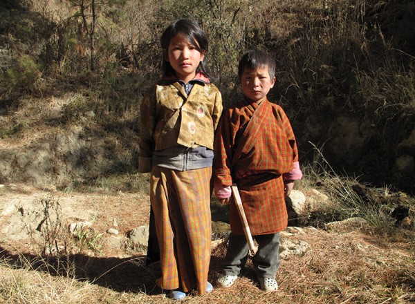 Bhutanese children